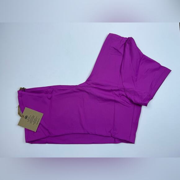 NWT Free People x Toast Signature One Shoulder Crop Bikini Top Purple
Orchid Sm - Picture 2 of 5